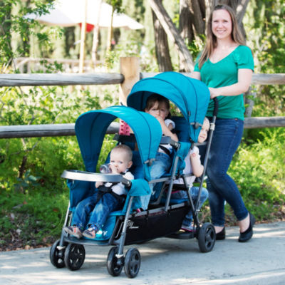 stand on triple stroller