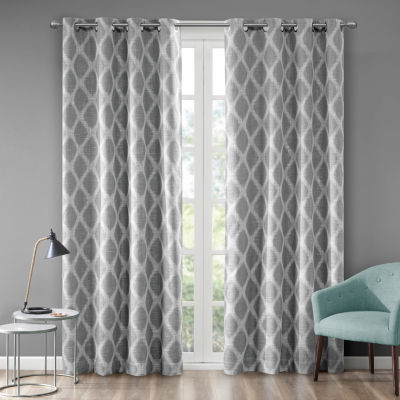 Sunsmart Kagen Ikat Geo Blackout Grommet Top Curtain Panel Jcpenney