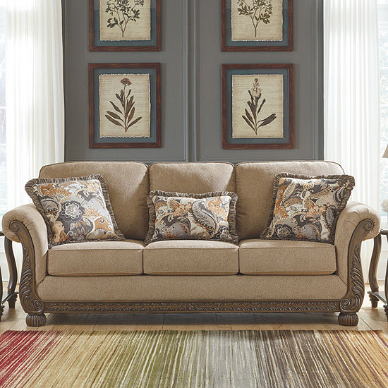 Signature Design by Ashley Westerwood Living Room Collection Roll-Arm Sofa