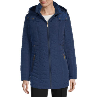 lightweight quilted hooded jacket
