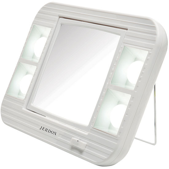 Jerdon Style LED-Lighted Makeup Mirror