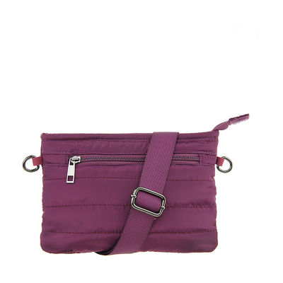 quilted nylon crossbody bag