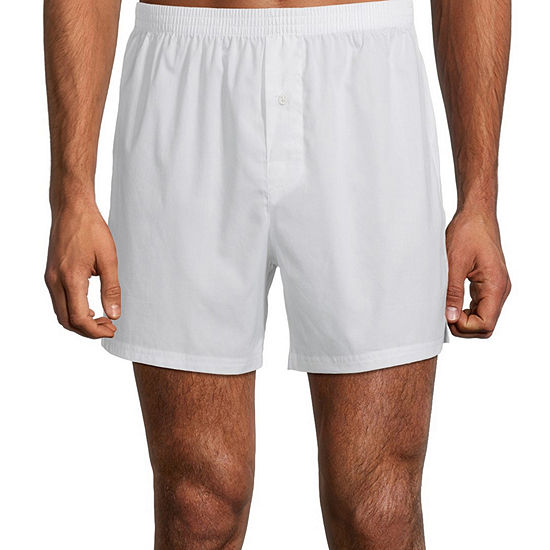 Stafford® 4 Pack Mens Stretch Woven Modern Fit Boxers - JCPenney