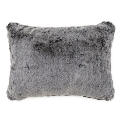 Lumbar Tipped Fur Lumbar Pillow Jcpenney