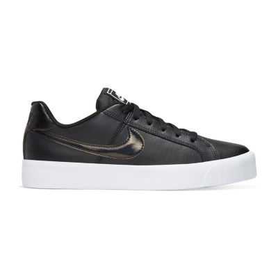 nike court royale black white
