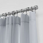Home Expressions Remy Solid Sheer Rod Pocket Curtain Panel