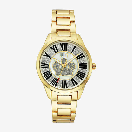 Juicy By Juicy Couture Womens Gold Tone Bracelet Watch Jc/5008wtgb