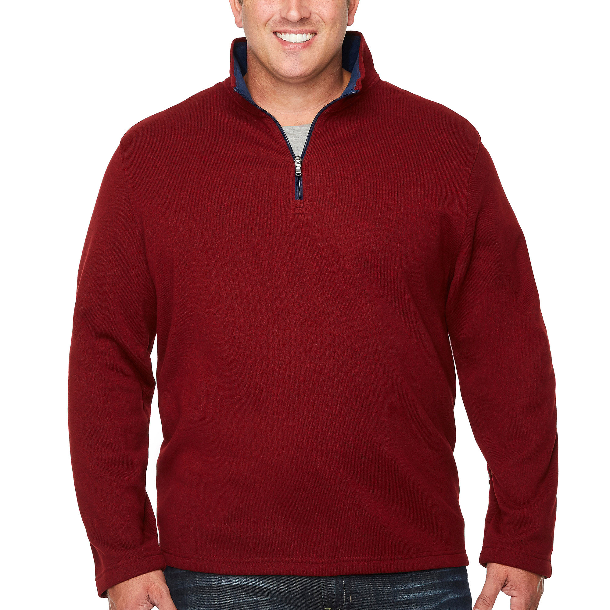 Image of IZOD Lightweight Fleece Jacket - Big and Tall