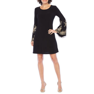 msk black and gold dress