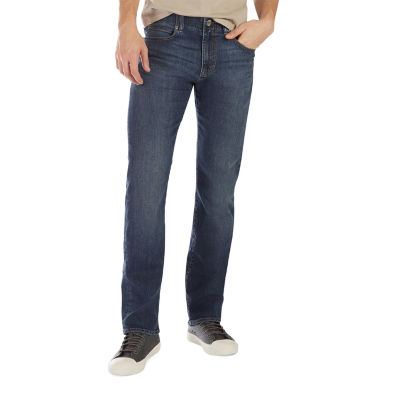 men's lee extreme motion stretch slim straight jeans