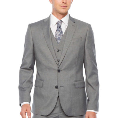 JF J. Ferrar Ultra Comfort Medium Gray Slim Fit Suit Separates, Color ...