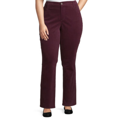 st john's bay straight leg corduroy pants