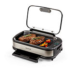 PowerXL Smokeless Indoor Grill With Hinged Glass Lid