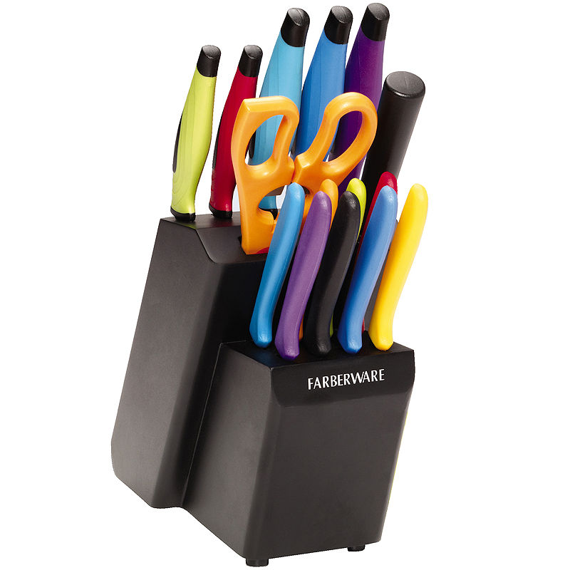 UPC 045908049362 product image for Farberware 16-pc. Colored Knife Set | upcitemdb.com