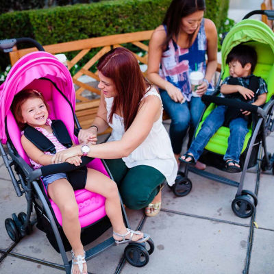 pink joovy stroller