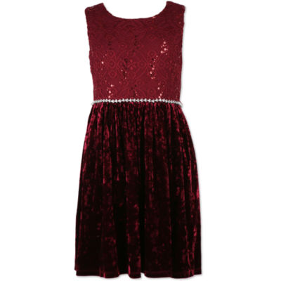 Speechless Sleeveless Skater Dress - Big Kid Girls Plus - JCPenney