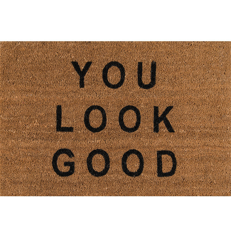 Novogratz You Look Good Mat, NATURAL