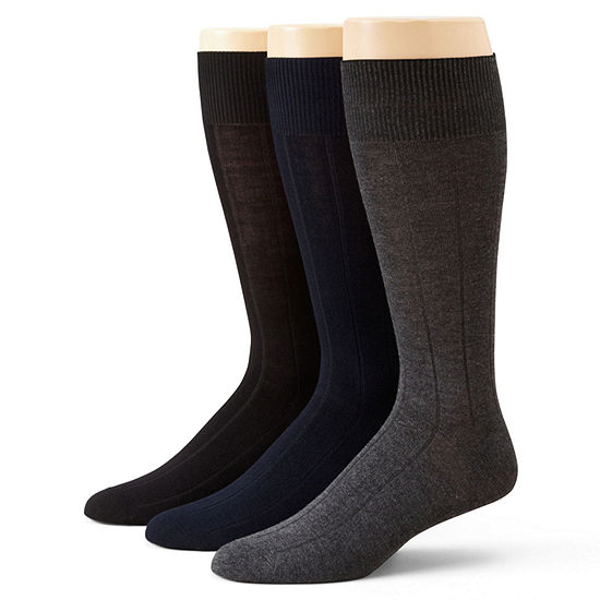 Stafford® 3-pk. Mens Rayon from Bamboo Crew Socks - JCPenney