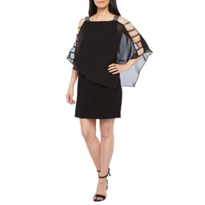 black sheath dress jcpenney