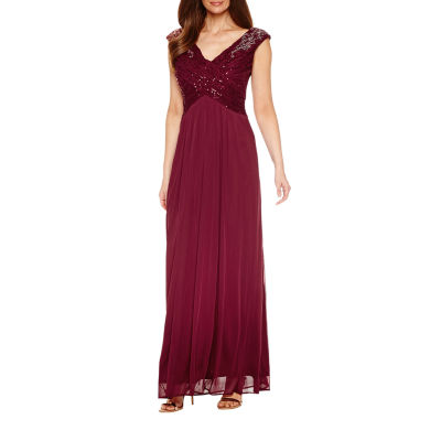 melrose sleeveless evening gown