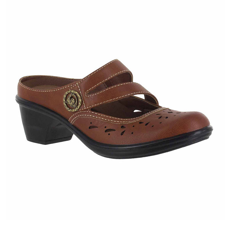 Easy Street Womens Columbus Slip-On Shoe Round Toe, Size 6 Medium, Brown