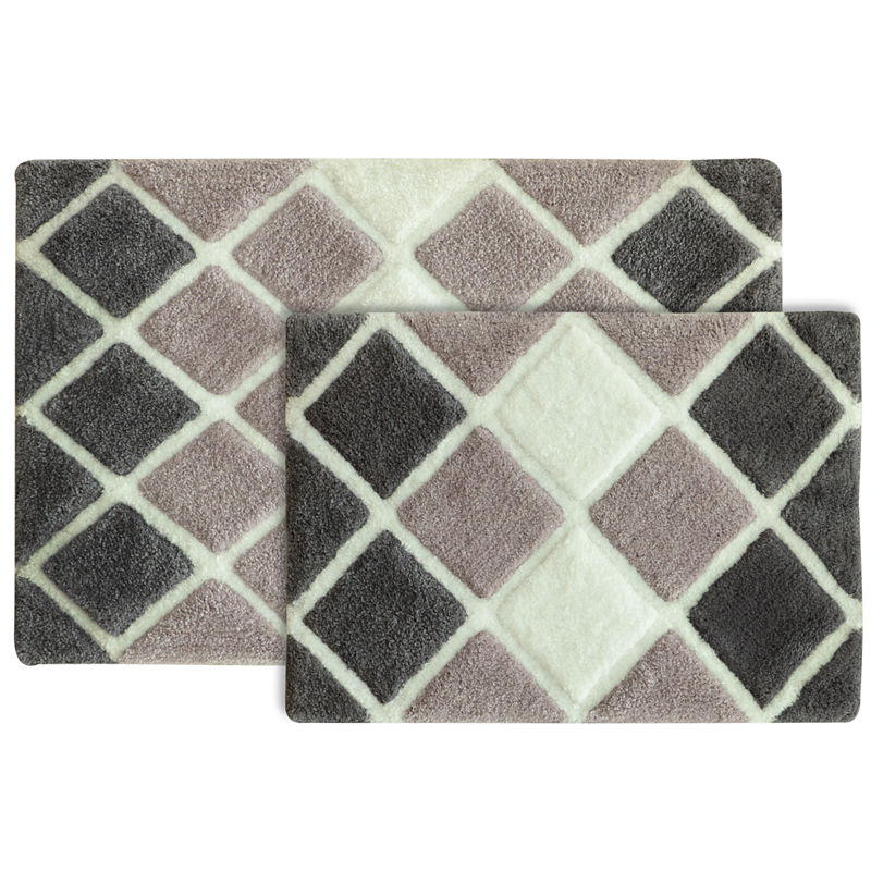 Bacova Guild Bacova Guild Danvers Diamond 2 Pc Bath Rug Set One Size Purple From Jcpenney Affiliate Daily Mail