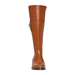 Liz Claiborne Womens Rowndup Riding Boots Stacked Heel