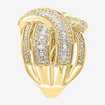 Effy  Womens 7/8 CT. T.W. Genuine Diamond 14K Gold Cocktail Ring
