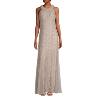 r & m richards sleeveless evening gown