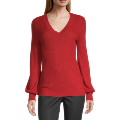 jcpenney womens petite sweaters