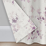 Fieldcrest Arden Watercolor Bouquet Cotton Sheer Grommet Top Curtain Panel