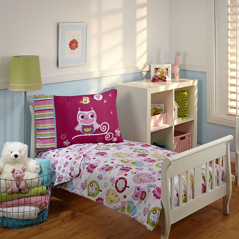 Nojo Hoot Hoot 4-Pc. Toddler Bedding Set