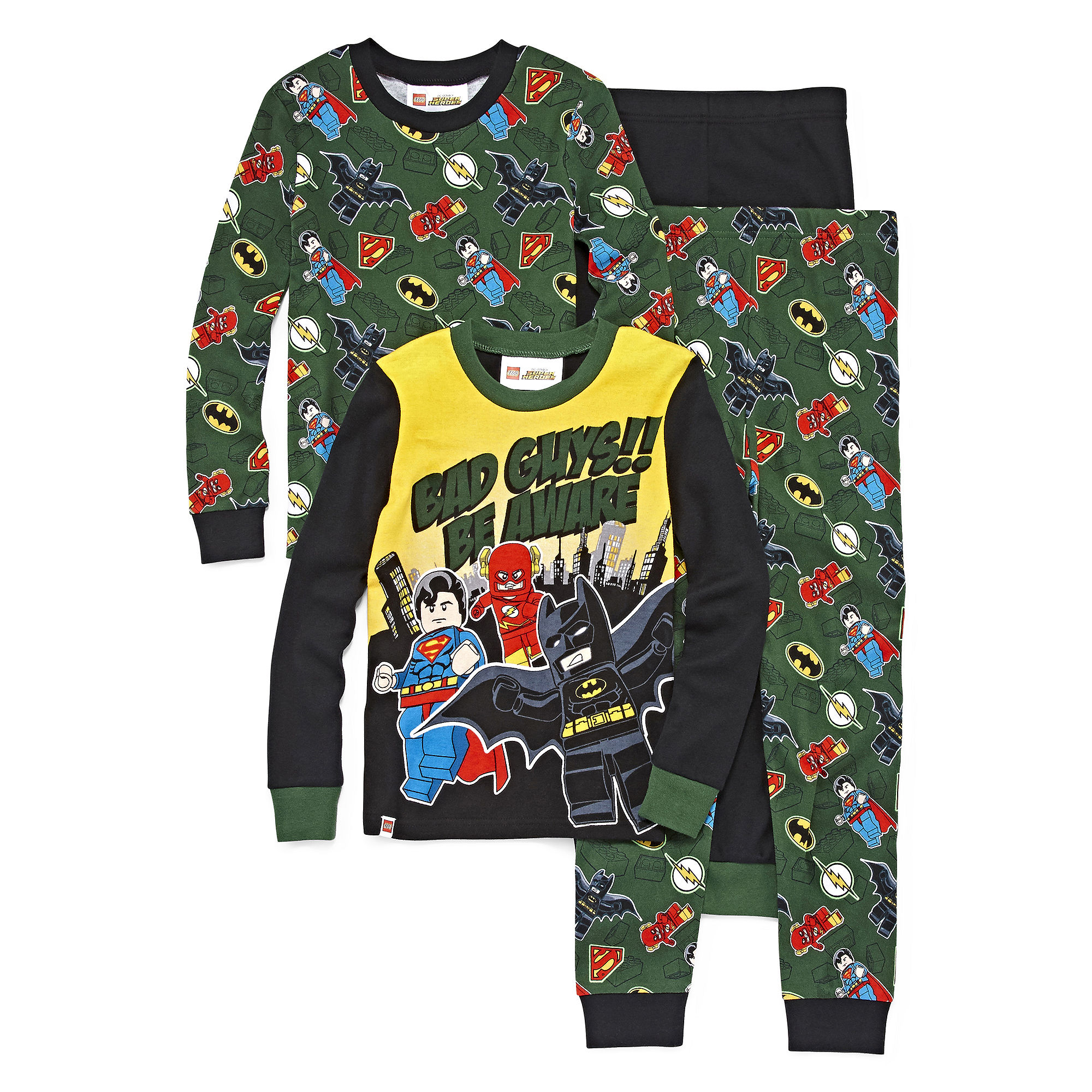 UPC 889114050831 product image for 4-pc. DC Comics Super Heroes Pajama Set- Boys 4-10 | upcitemdb.com