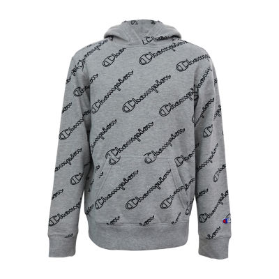 kids grey champion hoodie