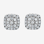 Effy  1/2 CT. T.W. Genuine Diamond Sterling Silver Stud Earrings