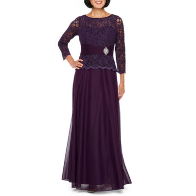 4 Sleeve Embellished Evening Gown-JCPenney
