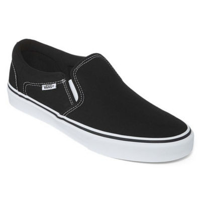 white slip on vans jcpenney