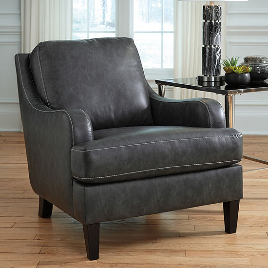 Signature Design By Ashley Tirolo Accent Chair Color Dark Gray