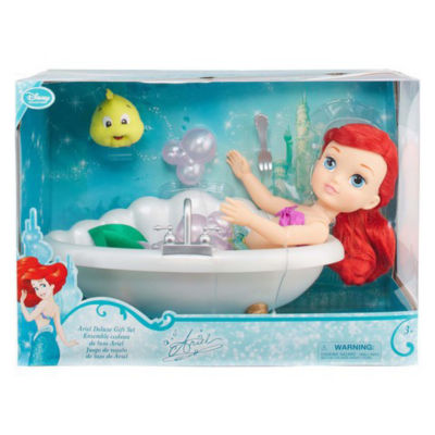 little mermaid bath doll