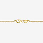 Effy  Womens 1/4 CT. T.W. Genuine Diamond 14K Gold Pendant Necklace