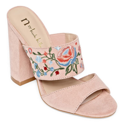 Nicole By Nicole Miller Womens Leah Mules Open Toe Jcpenney