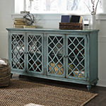 Signature Design by Ashley® Mirimyn Storage Accent Cabinet with Four Lattice Doors