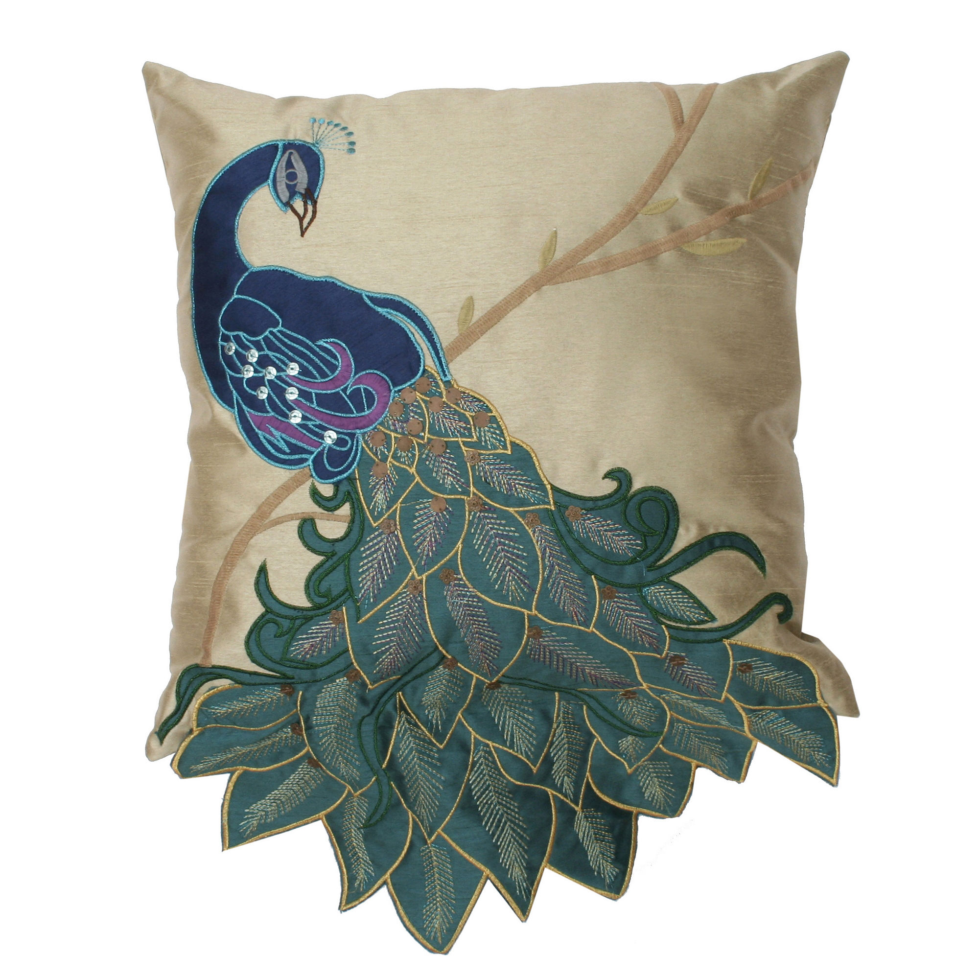 UPC 807882105751 product image for Thro by Marlo Lorenz Fancy Peacock Throw Pillow | upcitemdb.com