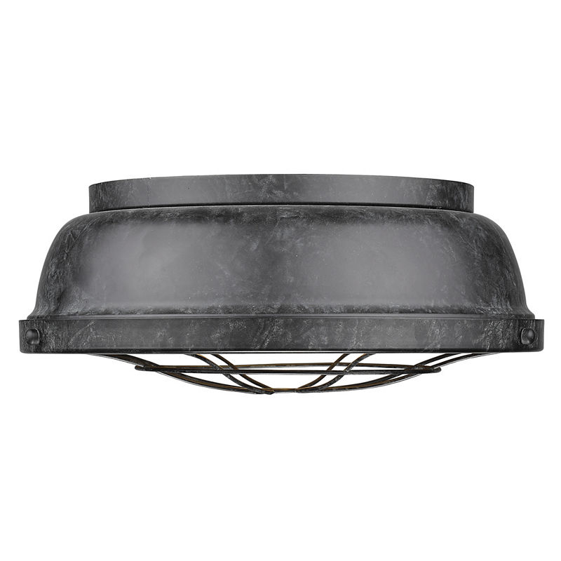 Bartlett Flush Mount, Black