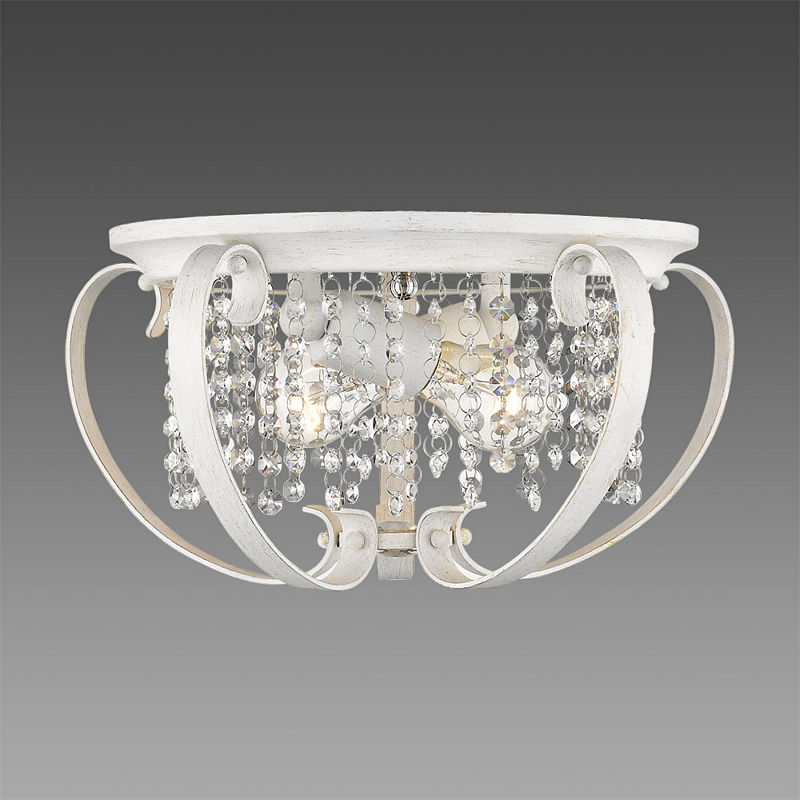 Ella Flush Mount, White
