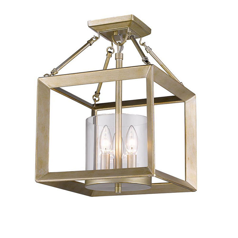 Smyth Converible Semi-Flush In White Gold, Yellow