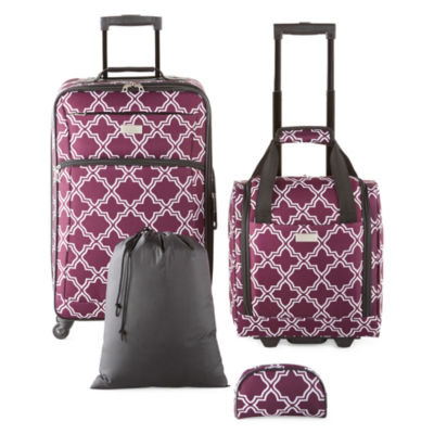 luggage set jcpenney