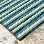 Liora Manne Visions II Painted Stripes Indoor/Outdoor Area Rug