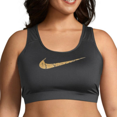 black and gold nike sports bra