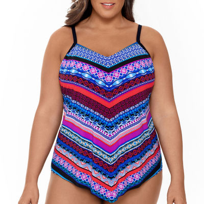 jcpenney plus swimsuits